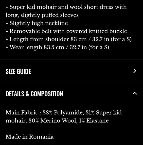 Sezane Enola Light Camel Long Sleeve Dress - Picture 6 of 6